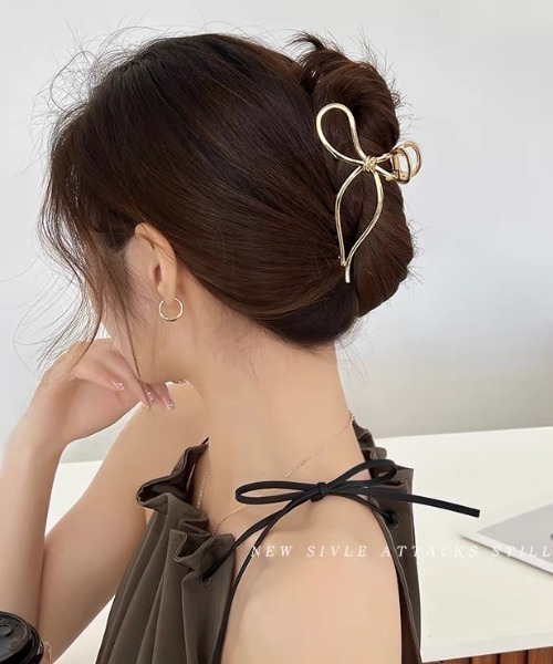 Acca バレッタ ヘアクリップ リボン ブリジットリボンバレッタ | ACCA