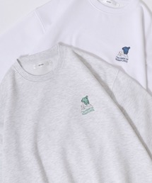 SITRY Girl Embroidery Sweat Shirt/別注 オーバーサイズ ガール ワンポイント刺繍 裏起毛 スウェット トレーナー