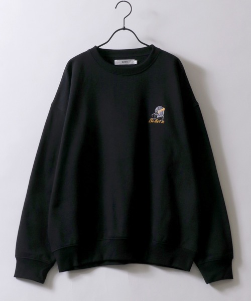 SITRY(シトリー)の「SITRY Girl Embroidery Sweat Shirt/別注 オーバーサイズ ガール ワンポイント刺繍 裏起毛 スウェット トレーナー(スウェット・レディース・グレー系その他2/ホワイト/ホワイト系その他/アッシュグレー/ブラック系その他/ホワイト系その他2/ブラック/グレー系その他/ブラック系その他2・M/L/XL)」の19枚目の写真