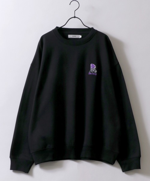 SITRY(シトリー)の「SITRY Girl Embroidery Sweat Shirt/別注 オーバーサイズ ガール ワンポイント刺繍 裏起毛 スウェット トレーナー(スウェット・レディース・グレー系その他2/ホワイト/ホワイト系その他/アッシュグレー/ブラック系その他/ホワイト系その他2/ブラック/グレー系その他/ブラック系その他2・M/L/XL)」の15枚目の写真