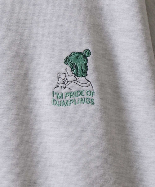 SITRY(シトリー)の「SITRY Girl Embroidery Sweat Shirt/別注 オーバーサイズ ガール ワンポイント刺繍 裏起毛 スウェット トレーナー(スウェット・レディース・グレー系その他2/ホワイト/ホワイト系その他/アッシュグレー/ブラック系その他/ホワイト系その他2/ブラック/グレー系その他/ブラック系その他2・M/L/XL)」の13枚目の写真