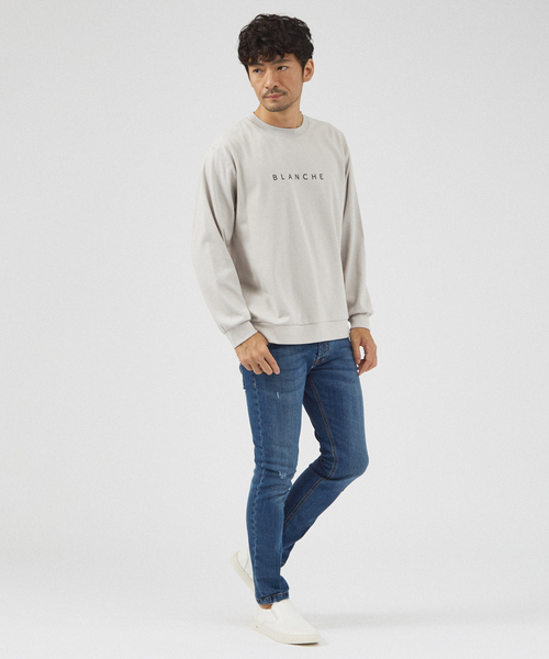 ABAHOUSE GRAY（アバハウスグレイ）の「【BLANCHE】ベアポンチ ロゴ 長袖Tシャツ（Tシャツ/カットソー・メンズ・ホワイト/グレー/グレイッシュベージュ/ブラック・46/48）」の19枚目の写真