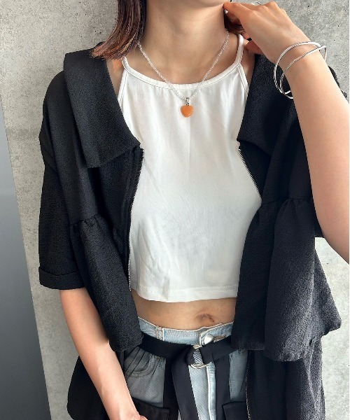 thank U more（サンキューモア）の「カラフルハート ビーズネックレス（ネックレス・レディース・パープル/イエロー/ピンク/ブルー/オレンジ・FREE）」の18枚目の写真