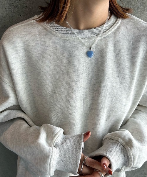 thank U more（サンキューモア）の「カラフルハート ビーズネックレス（ネックレス・レディース・パープル/イエロー/ピンク/ブルー/オレンジ・FREE）」の21枚目の写真