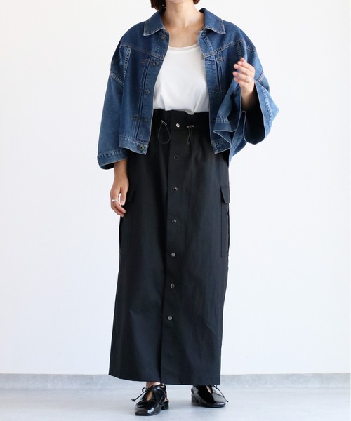 cepo(セポ)の「チュールパイピングタンクトップ(タンクトップ・レディース・オフホワイト/ブラック・M)」の15枚目の写真