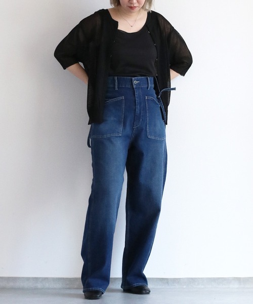 cepo(セポ)の「チュールパイピングタンクトップ(タンクトップ・レディース・オフホワイト/ブラック・M)」の7枚目の写真