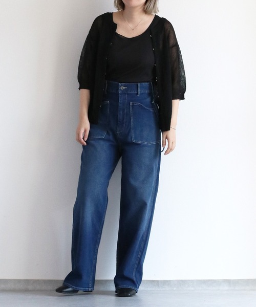 cepo(セポ)の「チュールパイピングタンクトップ(タンクトップ・レディース・オフホワイト/ブラック・M)」の8枚目の写真