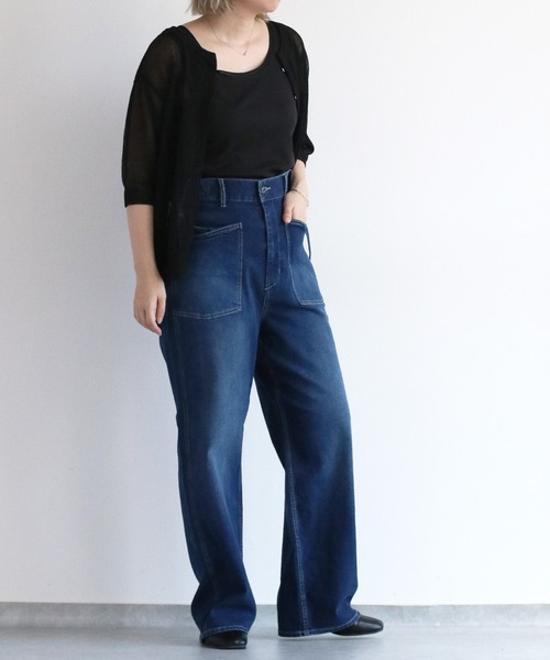 cepo(セポ)の「チュールパイピングタンクトップ(タンクトップ・レディース・オフホワイト/ブラック・M)」の10枚目の写真