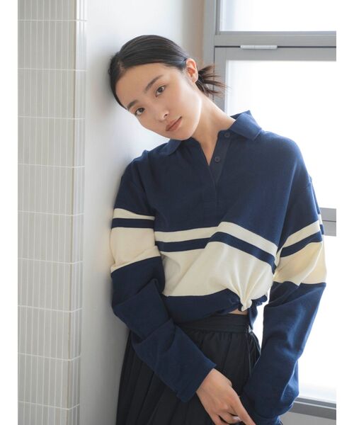 アングリッド セール】バイカラーポロシャツ（ポロシャツ）｜Ungrid（アングリッド