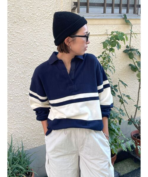Ungrid（アングリッド）の「バイカラーポロシャツ（ポロシャツ）」 - WEAR
