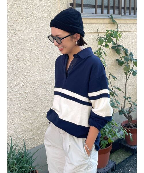 セール】バイカラーポロシャツ（ポロシャツ）｜Ungrid（アングリッド