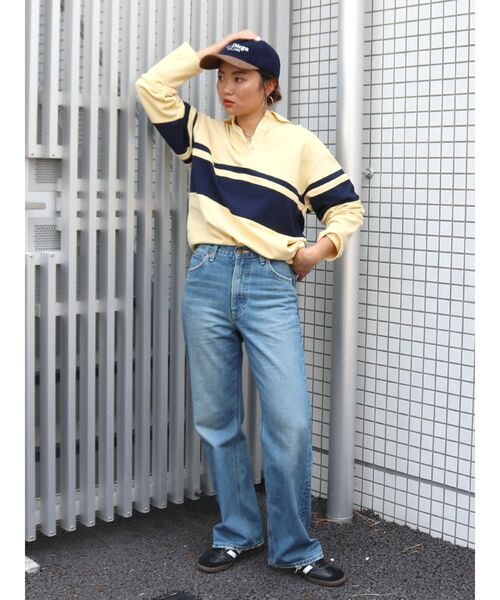 Ungrid（アングリッド）の「バイカラーポロシャツ（ポロシャツ・レディース・イエロー/ネイビー・FREE）」の14枚目の写真