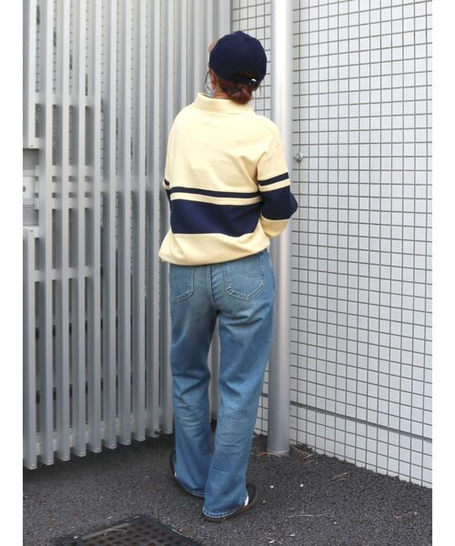 Ungrid（アングリッド）の「バイカラーポロシャツ（ポロシャツ・レディース・イエロー/ネイビー・FREE）」の15枚目の写真