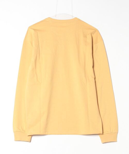 adidas(アディダス)の「アディダス adidas エッセンシャルズ プラス ルーズフィット スモールロゴ 長袖Tシャツ(Tシャツ/カットソー・メンズ・イエロー・LL/3L/S/M/L)」の2枚目の写真