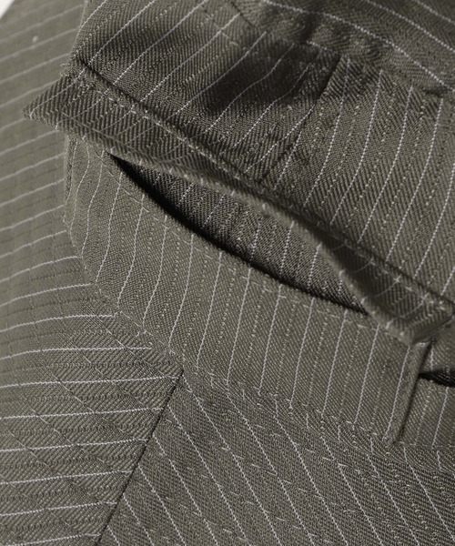 SENSE OF PLACE by URBAN RESEARCH（センスオブプレイスバイアーバンリサーチ）の「ストライプサファリハット（ハット・メンズ・オレンジ/カーキ/チャコールグレー・ONE）」の10枚目の写真