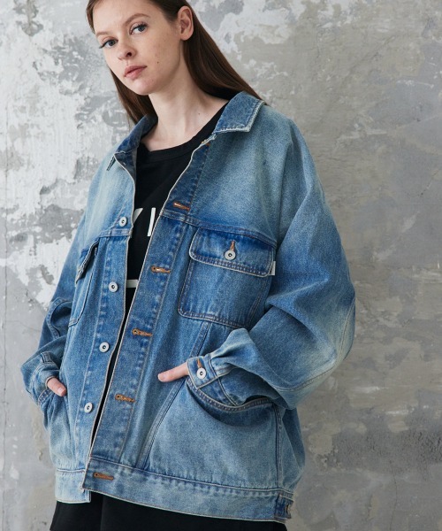 rehacer（レアセル）の「rehacer : Retro Work Denim Jacket / レトロ ワーク デニムジャケット（デニムジャケット・メンズ・インディゴブルー・SMALL/MEDIUM/LARGE）」の20枚目の写真