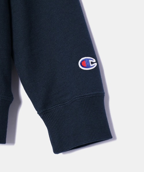 Champion(チャンピオン)の「【KIDS】【Champion】RUBBER PRINT CREW NECK SWEAT SHIRT(スウェット・キッズ・ネイビー/ライトグレー・140/130/150)」の7枚目の写真