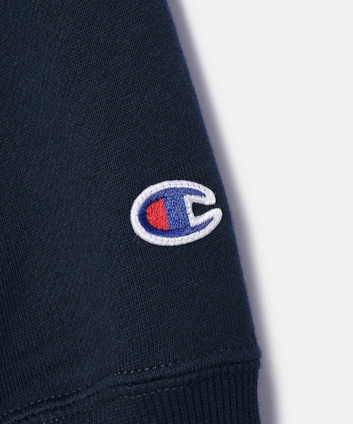Champion(チャンピオン)の「【KIDS】【Champion】RUBBER PRINT CREW NECK SWEAT SHIRT(スウェット・キッズ・ネイビー/ライトグレー・140/130/150)」の10枚目の写真