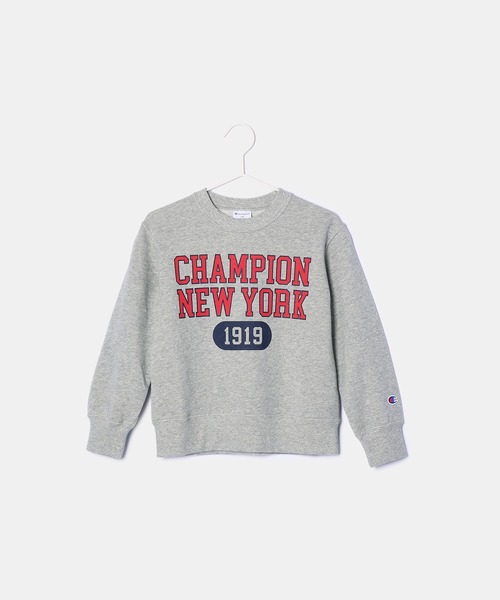 Champion(チャンピオン)の「【KIDS】【Champion】RUBBER PRINT CREW NECK SWEAT SHIRT(スウェット・キッズ・ネイビー/ライトグレー・140/130/150)」の15枚目の写真