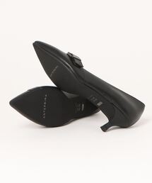 ANTEPRIMA アンテプリマ　ローヒールパンプス　黒　24.5 ANTEPRIMA（アンテプリマ）の「ポインテッドトゥリボンモチーフ