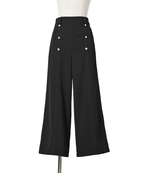 an another angelus（アンアナザーアンジェラス）の「フロントゴールド釦使いストレートパンツ/ananotherangelus（その他パンツ・レディース・インディゴブルー/ブラック・1/2）」の19枚目の写真