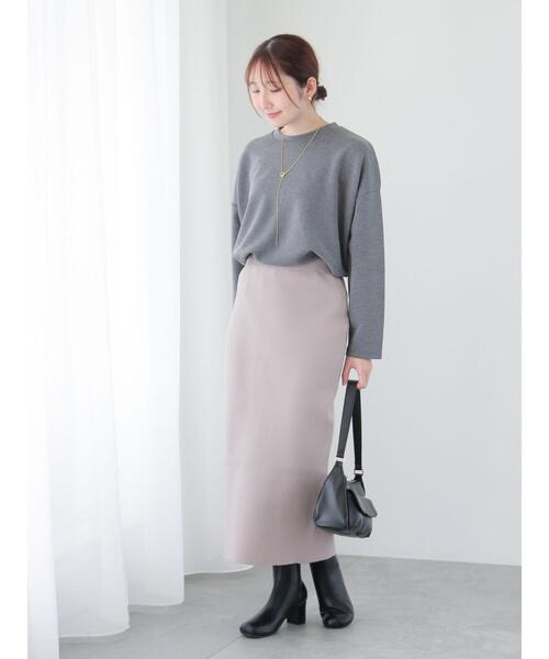 Te chichi TERRASSE（テチチテラス）の「ダンボールポンチョライクトップス（Tシャツ/カットソー・レディース・ブルー/チャコールグレー/オフホワイト・F）」の11枚目の写真