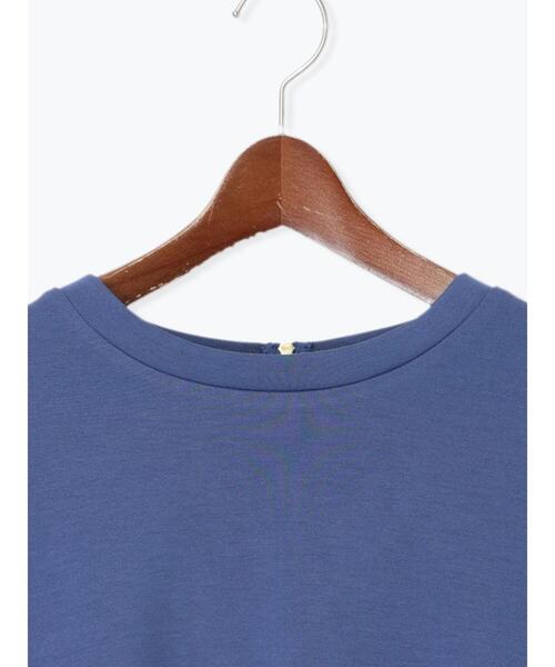 Te chichi TERRASSE（テチチテラス）の「ダンボールポンチョライクトップス（Tシャツ/カットソー・レディース・ブルー/チャコールグレー/オフホワイト・F）」の18枚目の写真