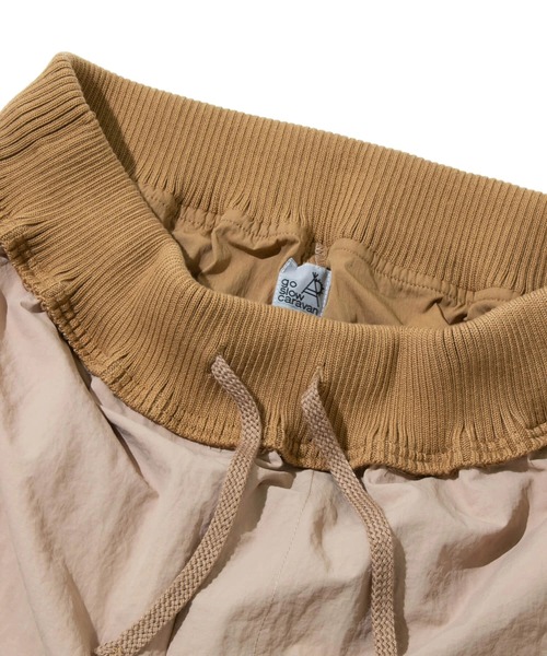 【セール】ナイロン×コットンナイロンニットリブパンツ（その他パンツ）｜go slow caravan（ゴースローキャラバン）