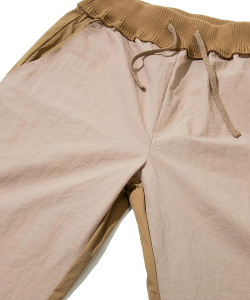【セール】ナイロン×コットンナイロンニットリブパンツ（その他パンツ）｜go slow caravan（ゴースローキャラバン）