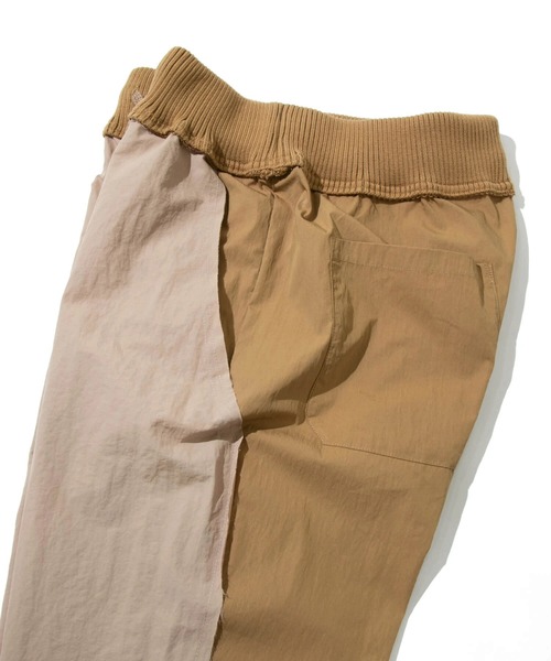 【セール】ナイロン×コットンナイロンニットリブパンツ（その他パンツ）｜go slow caravan（ゴースローキャラバン）