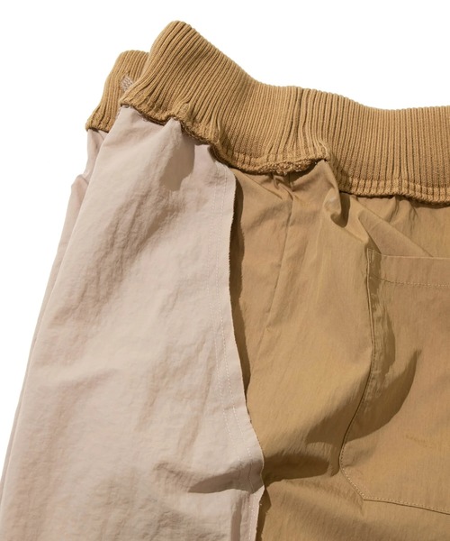 【セール】ナイロン×コットンナイロンニットリブパンツ（その他パンツ）｜go slow caravan（ゴースローキャラバン）