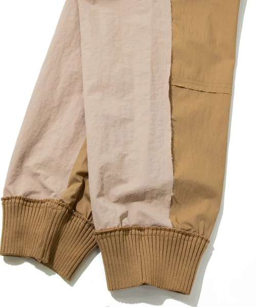 【セール】ナイロン×コットンナイロンニットリブパンツ（その他パンツ）｜go slow caravan（ゴースローキャラバン）