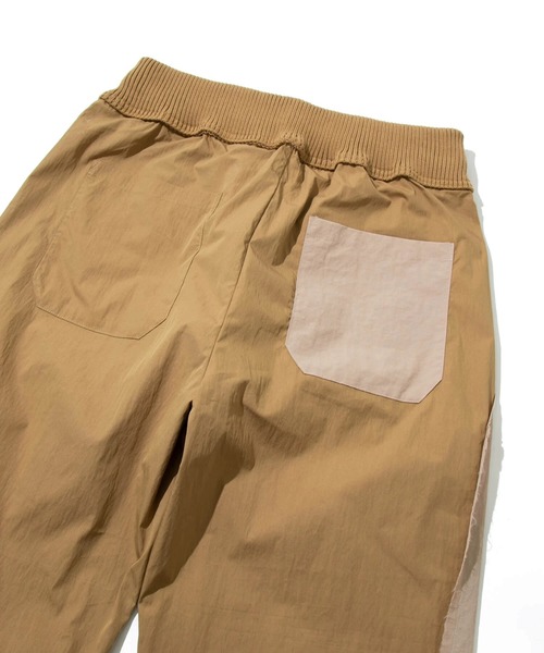 【セール】ナイロン×コットンナイロンニットリブパンツ（その他パンツ）｜go slow caravan（ゴースローキャラバン）