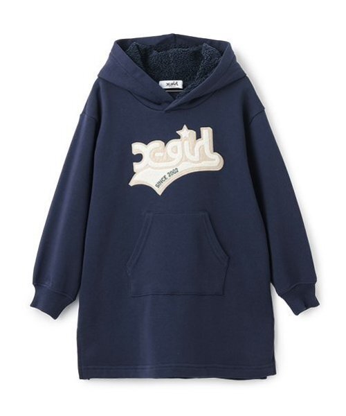 X-girl Stages（エックスガールステージス）の「サガラ刺しゅうフードボアパーカワンピース（ワンピース・キッズ・アイボリー/レッド/ネイビー・80ｃｍ/90cm/110cm/100cm/120cm/130cm/140cm）」の18枚目の写真