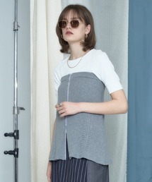 Zoe knit bustier ゾーイニットビスチェ
