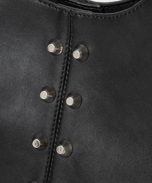 HARE（ハレ）の「スタッズトート(HARE)（トートバッグ・メンズ・ブラック・FREE）」の10枚目の写真