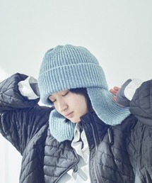 Odds（オッズ）の「ODDS/オッズ　2WAY WATCH 耳当て付きニット帽（ニットキャップ/ビーニー）」