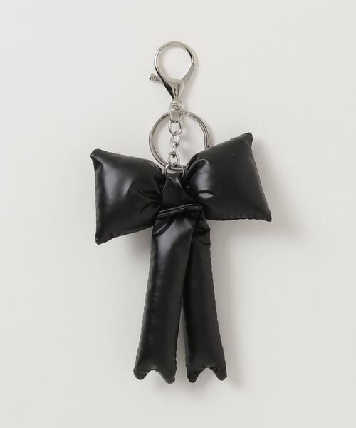 poiregnee（ポワニェ）の「［select］リボンチャーム（キーホルダー・レディース・ブラック/シルバー/ピンク・FREE）」の6枚目の写真