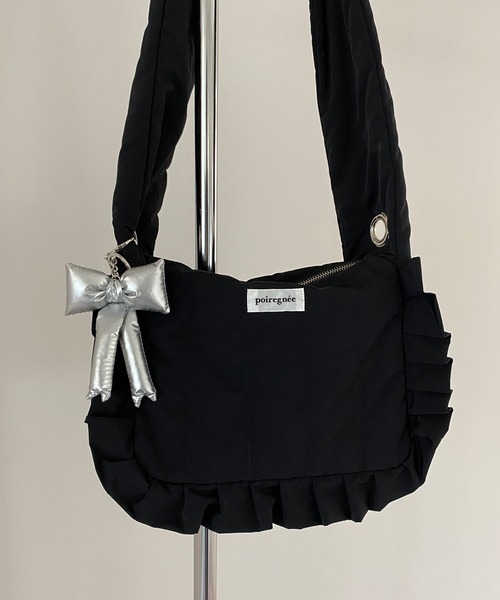 poiregnee（ポワニェ）の「［select］リボンチャーム（キーホルダー・レディース・ブラック/シルバー/ピンク・FREE）」の5枚目の写真