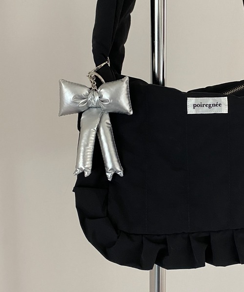 poiregnee（ポワニェ）の「［select］リボンチャーム（キーホルダー・レディース・ブラック/シルバー/ピンク・FREE）」の14枚目の写真