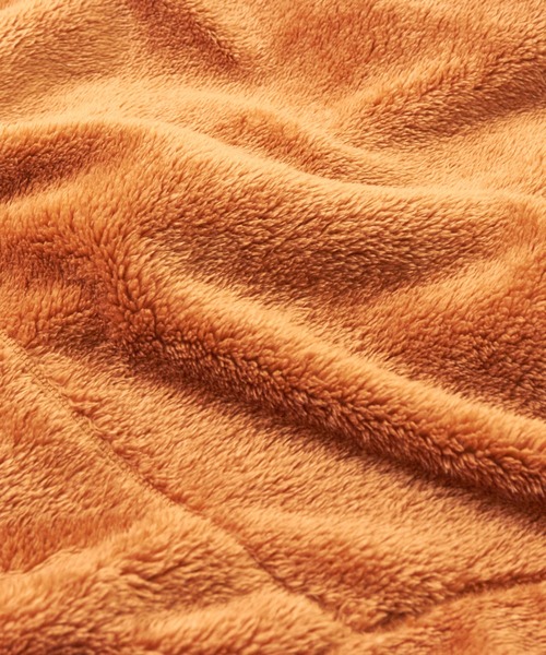 CUBE SUGAR(キューブシュガー)の「ソフトボアジップアップパーカージャケット(パーカー・レディース・ナチュラル/マルチ/ブラック/ネイビー/オレンジ・M)」の14枚目の写真