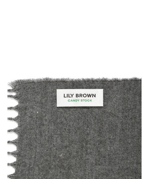 LILY BROWN（リリーブラウン）の「[L.B CANDY STOCK]パールビジュー付きストール（ストール/ショール・レディース・グレー/オフホワイト・FREE）」の8枚目の写真