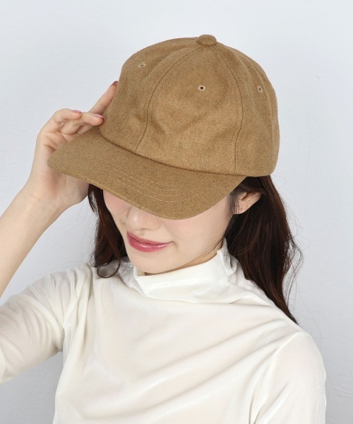 CEMONEMO（セモネモ）の「フェルト ボールキャップ（キャップ・レディース・グレー/ベージュ/チャコール・FREE）」の4枚目の写真