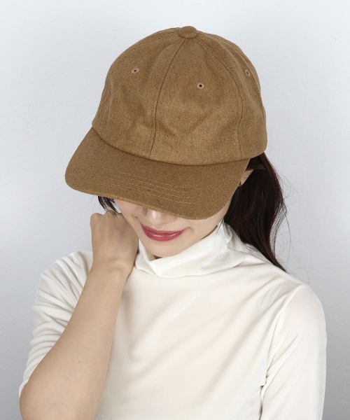 CEMONEMO（セモネモ）の「フェルト ボールキャップ（キャップ・レディース・グレー/ベージュ/チャコール・FREE）」の5枚目の写真