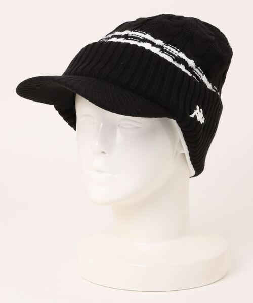 Kappa(カッパ)の「【Kappa / カッパ】レディースニットキャップ ビーニー ゴルフ(ニットキャップ/ビーニー・レディース・ホワイト/ブラック・FREE)」の17枚目の写真