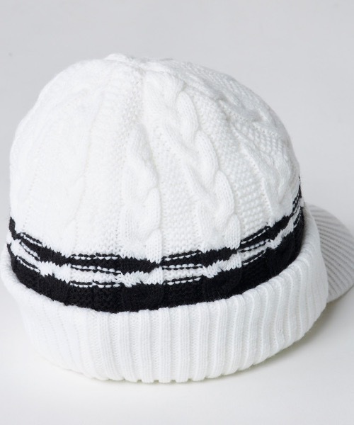 Kappa(カッパ)の「【Kappa / カッパ】レディースニットキャップ ビーニー ゴルフ(ニットキャップ/ビーニー・レディース・ホワイト/ブラック・FREE)」の5枚目の写真