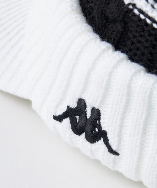 Kappa(カッパ)の「【Kappa / カッパ】レディースニットキャップ ビーニー ゴルフ(ニットキャップ/ビーニー・レディース・ホワイト/ブラック・FREE)」の6枚目の写真