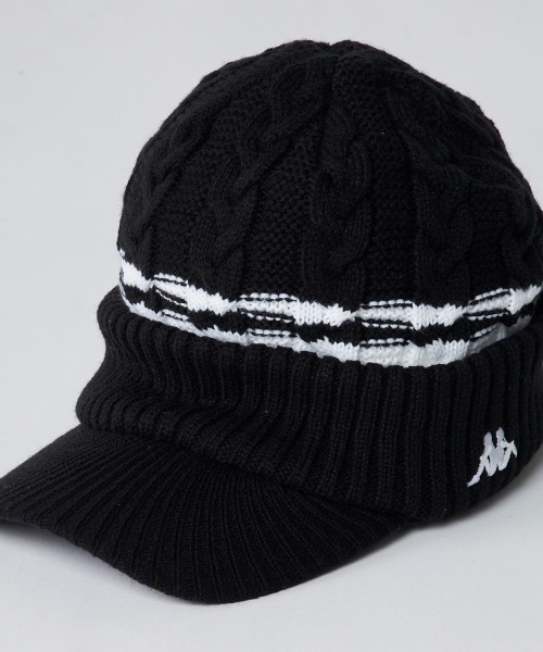 Kappa(カッパ)の「【Kappa / カッパ】レディースニットキャップ ビーニー ゴルフ(ニットキャップ/ビーニー・レディース・ホワイト/ブラック・FREE)」の10枚目の写真