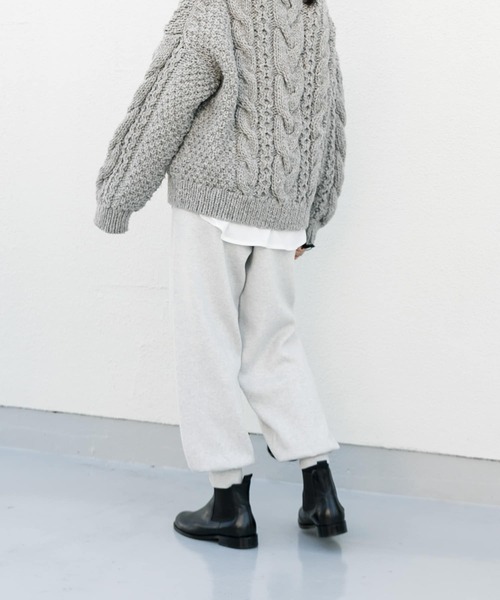 かぐれ（カグレ）の「コットンカシミヤスムースニットパンツ（その他