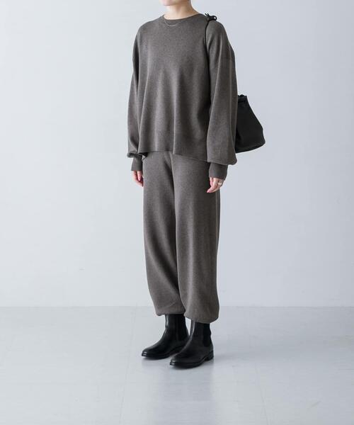 ✿デミリー　コットンカシミアニットパンツ✿ライトグレー　XS新品未使用 ✿デミリー コットンカシミアニットパンツ✿ライトグレー XS新品未使用